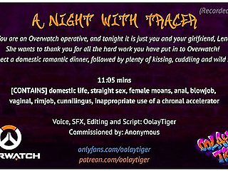 [overwatch] A Night With Tracer Erotic Audio Play By Oolay-tiger