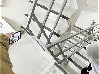 Risky Hotel Sex in Window, Elevator and in the Hallway