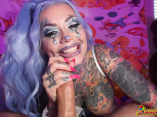 Clown Town Ep.4: Hottie Tiger Lilly Gets Creampied and Came in