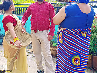 Desi Family Threesome Sex, Step Son In Law Sex With His Step Mother In Law And Wife