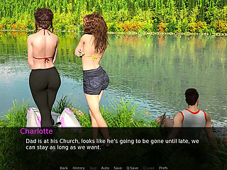 Nursing back to pleasure: two smoking hot girls in bikini by the lake ep 16