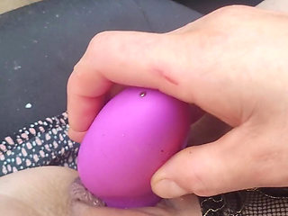 Tattoo Girl Masturbation in Car When Man Is Driving