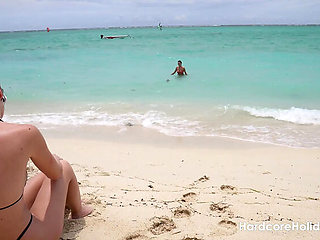 Candice Demellza & Simon Kitty Threesome Fuck - Bikini Babes on Yacht Doggy Style & Cumshot