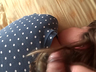 My stepson puts his big dick in my face, wants to fuck me, and cums in my ass.