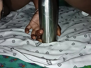 Tearing sister-in-law's with a steel water bottle