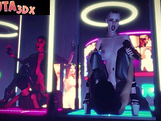 Deep throat xxx with plastic sweetie from Futa3DX