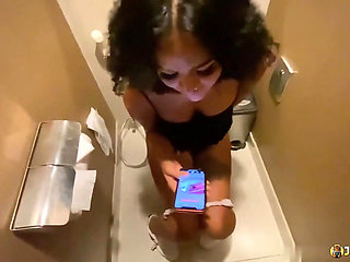 Johntronx - Public Bathroom Quickie with a Hot and Wild Asian Babe