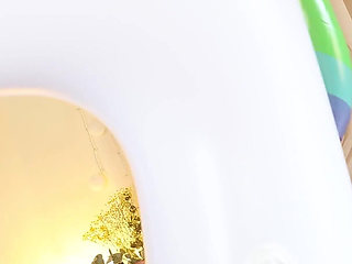 Stepsister Masturbates with Her Stepbrother's Inflatable Toy