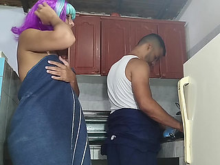 My sister-in-law plays a joke on the technician. She ends up him