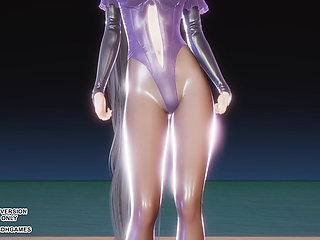 MMD  LE SSERAFIM - Smart Eve Sexy Kpop Dance Star Blade Hentai Uncensored 4K 60FPS