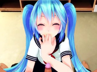 Mmd femdom, mmd pee, hentai pee