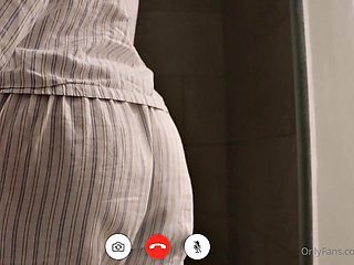 Big-Butt TS Soapy Nude ASMR Shower POV