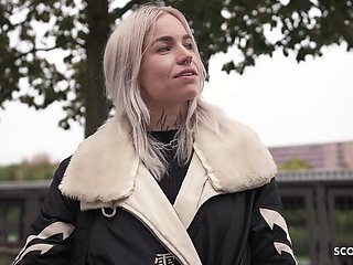Tight Tinis Casting: Skinny Blonde Toussik Pounded Hardcore