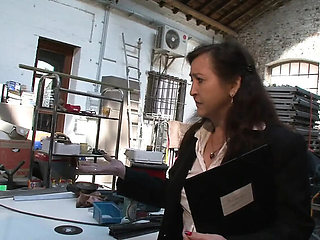 Amateur MILF Over 40 with Pierced Tits and Pussy Takes Dick and Cums Hard