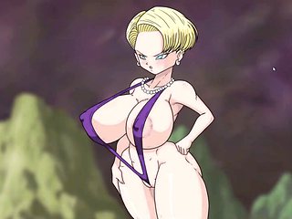 Uncensored Dragon Ball Z parody with lots of animated sex scenes and super fucksluts