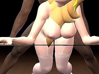 Rosalina Cheats Mario with Stranger in Doggy Position