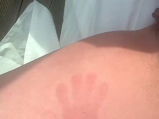 Palm Paddle Spanking and Aftermath Compilation From Trip 4