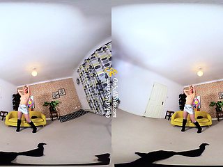 Amateur Blond Sucks And Jerks Off Cock