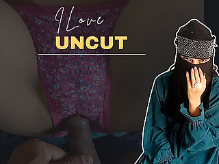 Muslim Babe Was Excited for Uncut Dick