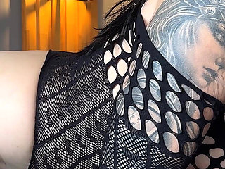 Big Ass Booty Goth Girl Enjoys Getting Fuck Hard and Deep Throating My Dick - Jennvalk