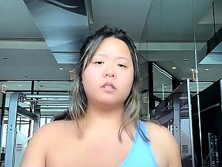 Big boobs milf masturbates with her dildo