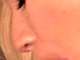 Bald Dude Wrecks Blonde and Brunette Slut in Drooling DP-threesome