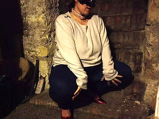 Maria Espino's Real Homemade Pleasure in a Cellar - Submissive Slut Gets Dominated