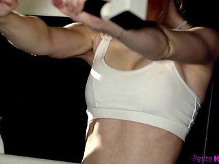 Redhead Petite Pepper Hart Takes Creampie