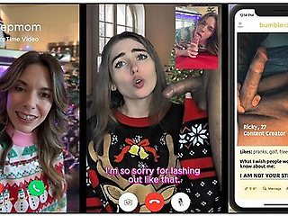 Modern Step-family Christmas Facetime