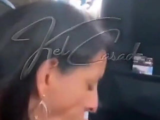 While My Husband Was Driving, I Went to the Back Seat to Give It to the Young Man