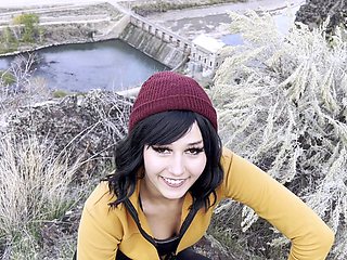 Beautiful brunette in sexy solo fingering masturbation 2 wmv