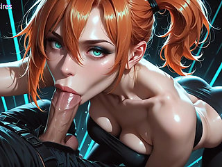 See 3D Orange-Haired Girl Drip With Lust In Inferno Sex Scene