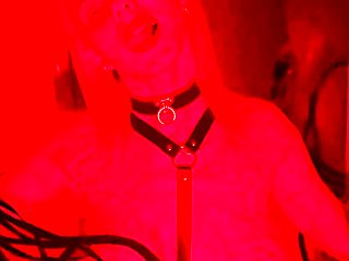 Blonde Babe's BDSM Solo Squirt Show