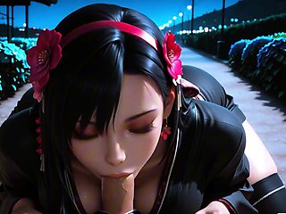 Tifa Lockhart shows huge boobs getting pounded with passion