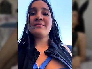 Amateur striptease and Solo masturbation