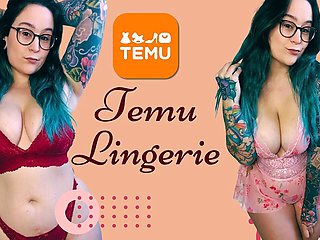 Temu Uncensored Lingerie Try on