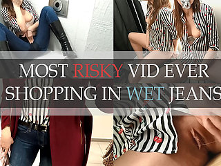 Public Shopping in Wet Jeans, Squirt X3