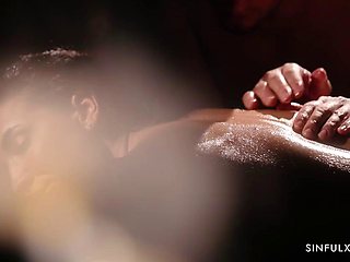 Stanley Johnson And Bonneys Sensual Oil Massage Sparks Passionate Cunnilingus And Close-Up