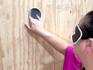 Took step mom to the glory hole to suck off stranger