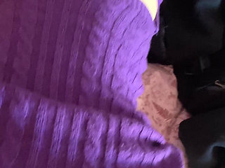 Having Sex with a Beauty in a Purple Dress