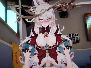 [genshin Impact] Alice Complete Collection: Bondage, Cowgirl, Sandwich DP & Pregnant (4k)