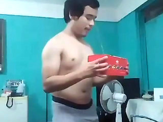 Jesus in boxer touching his penis showing his Bosina bochito video of 2022
