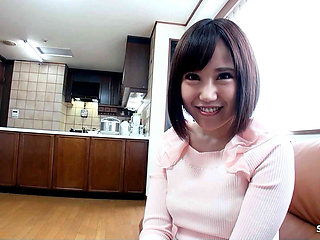 Petite Asian Step-Sister 18 seduce to First Time POV Suck and taste Sperm by Step-Brother when home alone