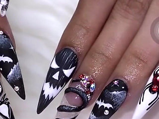 My New Halloween Nails ‍