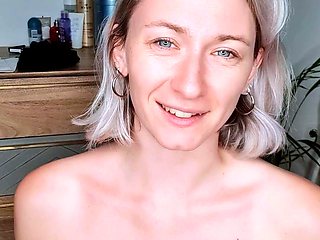 Small tit girl loves to masturbate