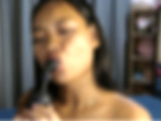 Cute Asian Solo - Long Sucking Dildo Then Anal Dildo Bonus Student Roleplay