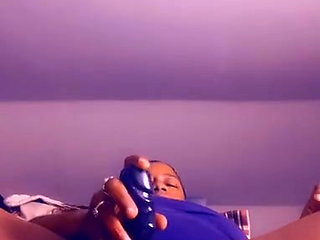 Desirable passion creams her dildo