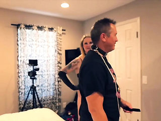 Kora Bell Femdom: Mistress Domination with Atlas TripleX - Blonde MILF BDSM, Facesitting & CFNM Fuck