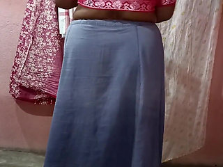 Yellow Saree Dropping Solo Sfw