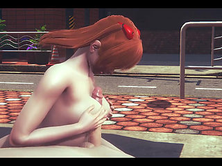 Evangelion Hentai - Asuka Hardsex in a Tokyo Street - Japanese Asian Manga Anime Film Game Porn